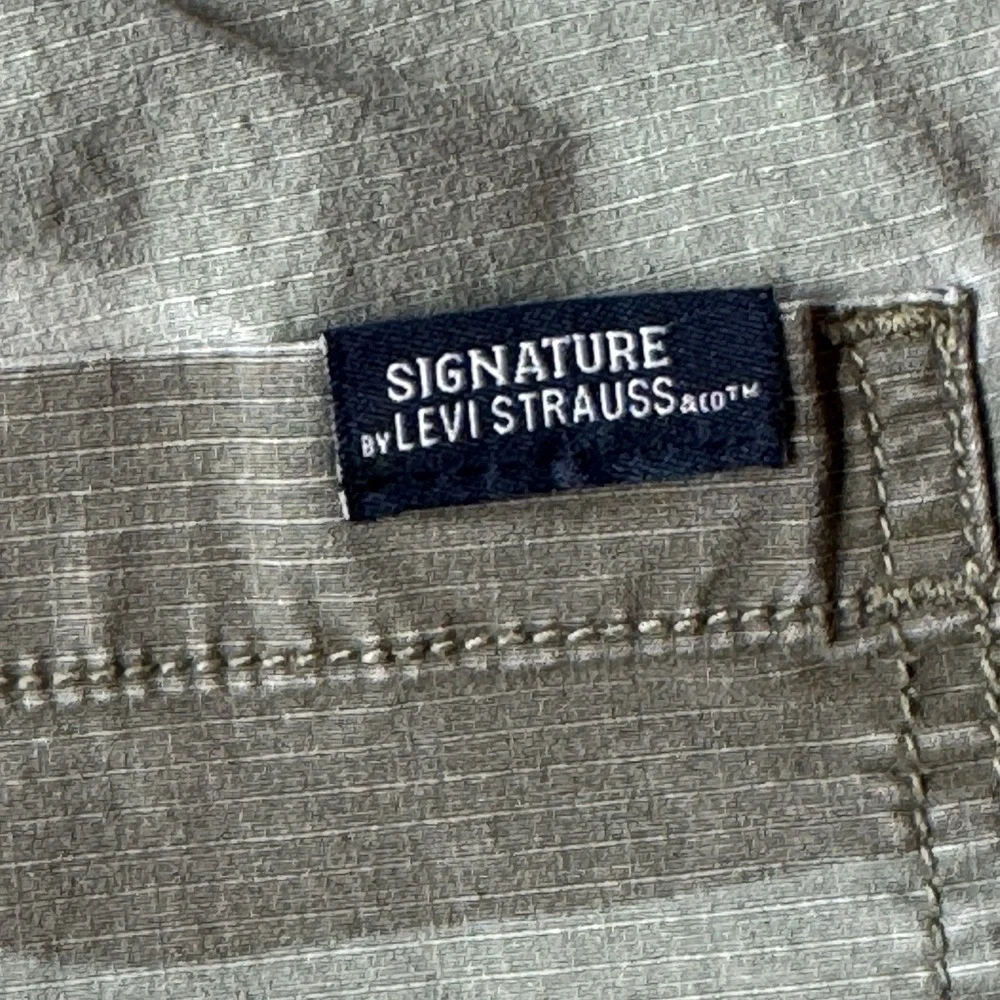 Levis Cargo Shorts Camo Men's 42 Rip Stop Woodland Utility Workwear Casual Faded